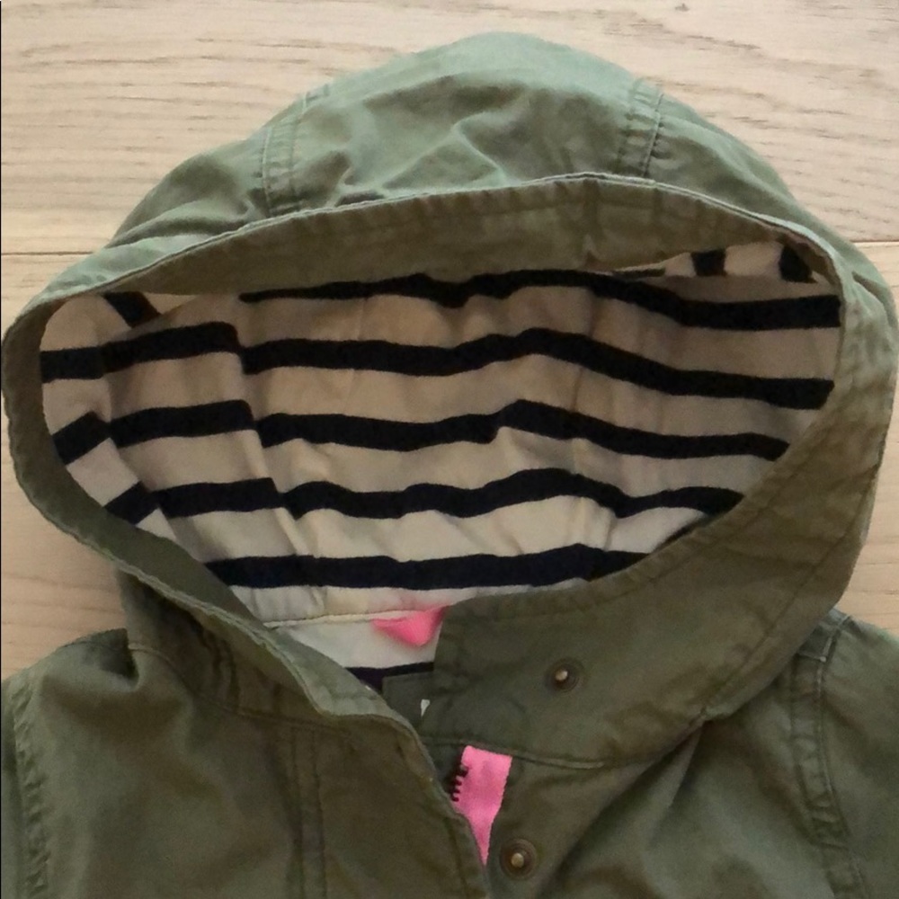 Baby Gap Toddler Girl Green Hooded Jacket - Picture 2 of 9